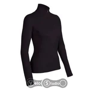 Термофутболка з довгим рукавом ICEBREAKER BF 200 Chakra Zip WMN cognac L