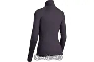 Термофутболка з довгим рукавом ICEBREAKER BF 200 Chakra Zip WMN java L