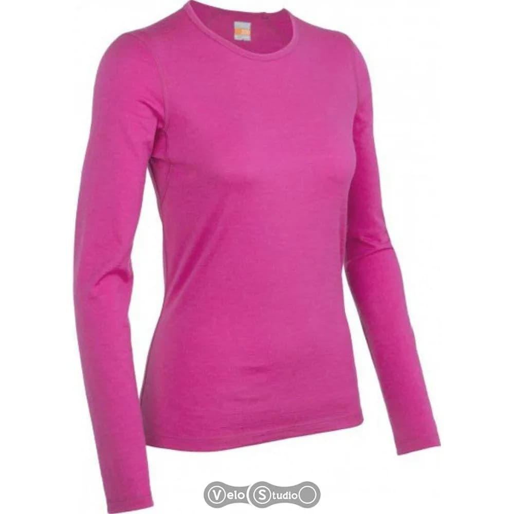 Термофутболка з довгим рукавом ICEBREAKER BF 200 Oasis LS Crewe WMN magenta M