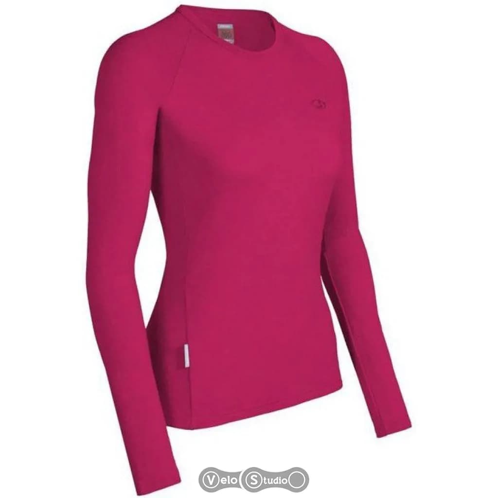 Термофутболка з довгим рукавом ICEBREAKER BF 260 LS Crewe WMN ruby L