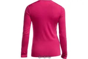 Термофутболка з довгим рукавом ICEBREAKER BF 260 Tech Top LS Crewe WMN raspberry L