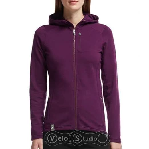 Термокофта ICEBREAKER Cascade LS Zip WMN maroon/vino S