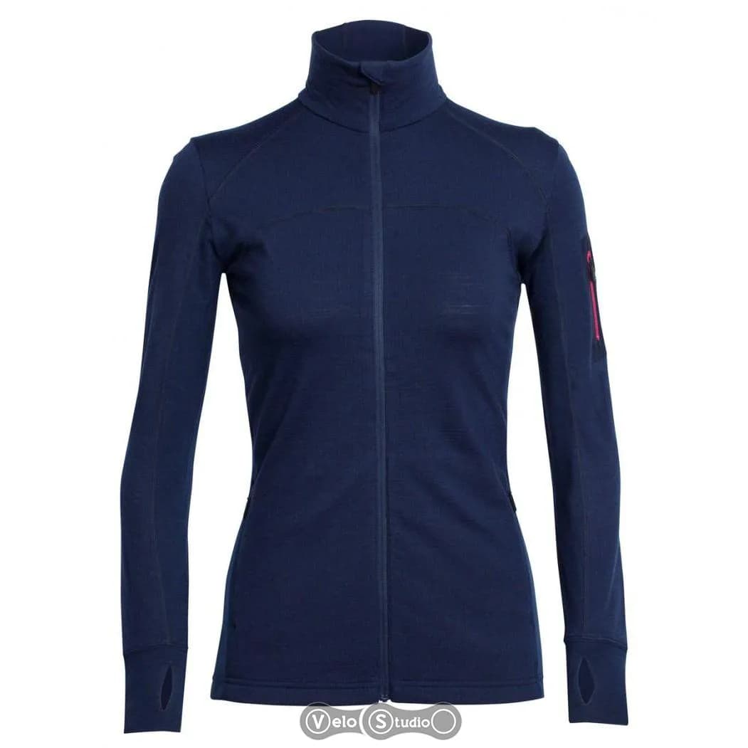 Термокофта ICEBREAKER Terra LS Zip WMN admiral/pop pink M