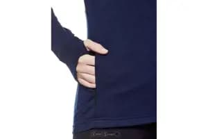 Термокофта ICEBREAKER Terra LS Zip WMN admiral/pop pink M