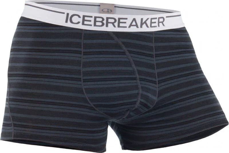 Труси ICEBREAKER BF 150 Anatomica Boxes MEN stripe monsoon/white S