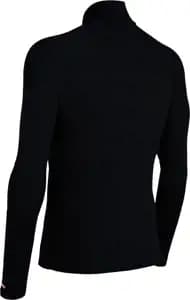 Термофутболка з довгим рукавом ICEBREAKER BF 200 Mondo Zip MEN black S
