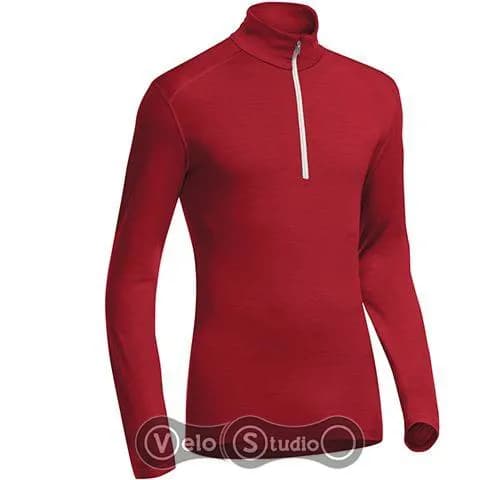 Термофутболка з довгим рукавом ICEBREAKER BF 200  Oasis LS Half Zip MEN rocket/white L