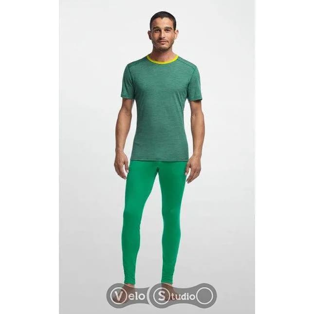 Термофутболка ICEBREAKER BF 200 Oasis SS Crewe MEN bottle/snow/chartreus L