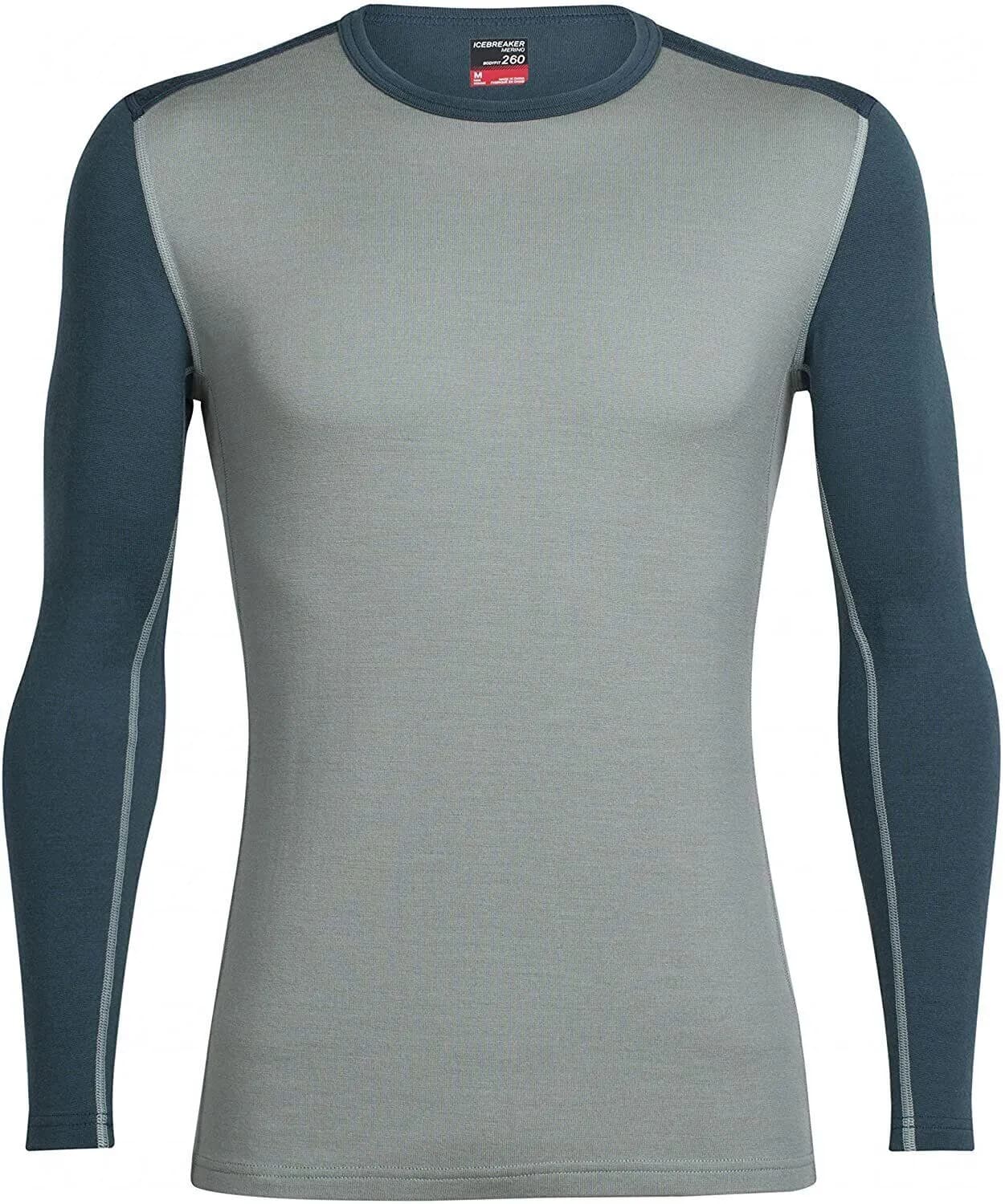 Термофутболка з довгим рукавом ICEBREAKER Tech Top LS Crewe MEN drift/harmony L