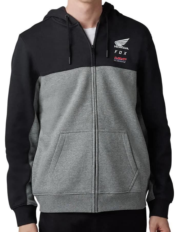 Толстовка FOX ZIP Hoodie - HONDA® [Black], L