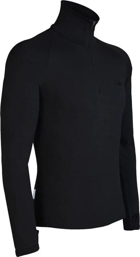Термофутболка з довгим рукавом ICEBREAKER BF 260 Tech Top MEN black S