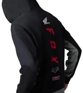 Толстовка FOX ZIP Hoodie - HONDA® [Black], M