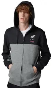 Толстовка FOX ZIP Hoodie - HONDA® [Black], M