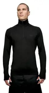 Термофутболка з довгим рукавом ICEBREAKER BF 260 Tech Top MEN black S
