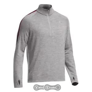 Термокофта ICEBREAKER Coronet LS Half Zip MEN metro hthr/rocket/black/snow L