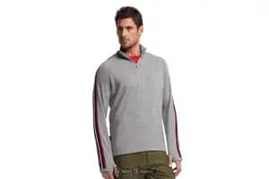 Термокофта ICEBREAKER Coronet LS Half Zip MEN metro hthr/rocket/black/snow L