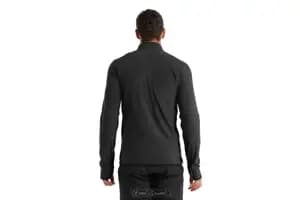 Термокофта ICEBREAKER Descender LS Zip JET HTHR/BLACK XL