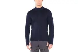 Термокофта ICEBREAKER Descender LS Zip JET HTHR/BLACK XL