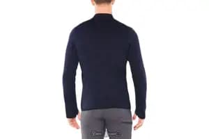 Термокофта ICEBREAKER Descender LS Zip JET HTHR/BLACK XL
