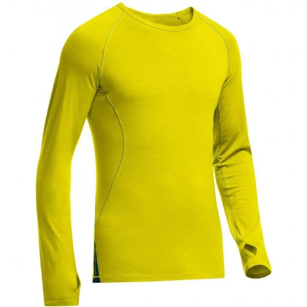 Термофутболка з довгим рукавом ICEBREAKER Sprint LS Crewe MEN charteuse/pine L