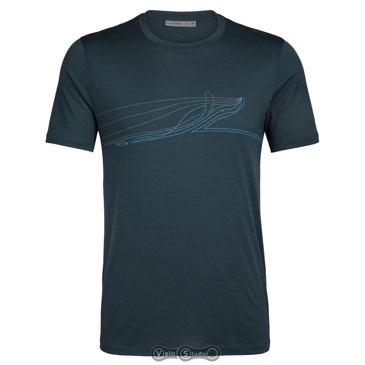 Футболка ICEBREAKER Tech Lite SS Crewe SnglLnWhle NIGHTFALL XL