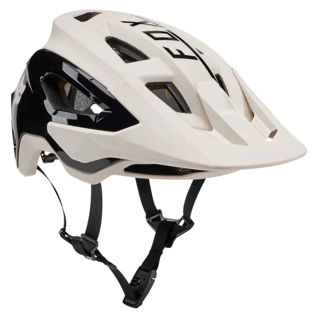 Шолом FOX SPEEDFRAME PRO Helmet - BLOCKED [Vintage White], L