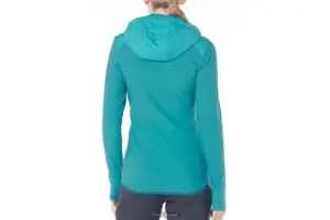 Термокофта ICEBREAKER Descender Hybrid LS Half Zip Hood / ARCTIC TEAL/Kingfis S (зразок)