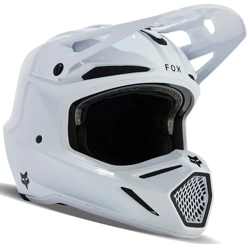 Шолом FOX V3 RS Helmet - SOLID [White], L