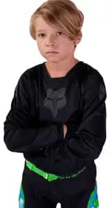 Дитяча джерсі FOX 180 Youth Jersey - BLACKOUT [Black], YL