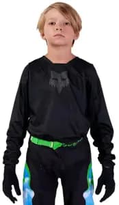 Дитяча джерсі FOX 180 Youth Jersey - BLACKOUT [Black], YL