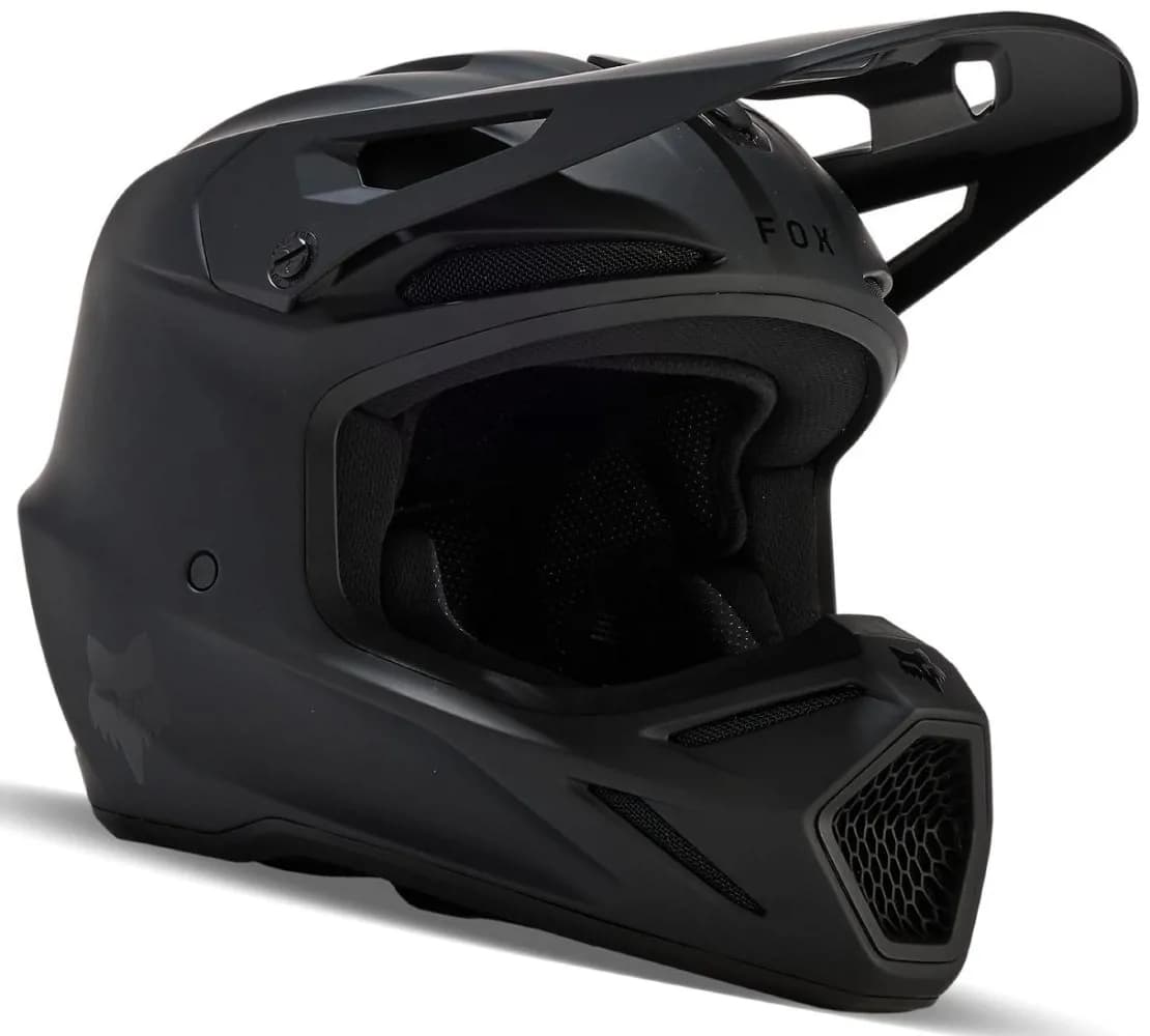 Шолом FOX YTH V3 Helmet - SOLID [Black], YL