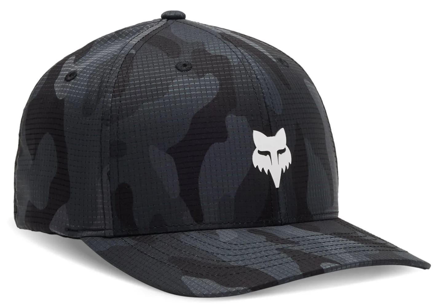 Кепка FOX TECH FlexFit Hat - CAMO [Black], L/XL