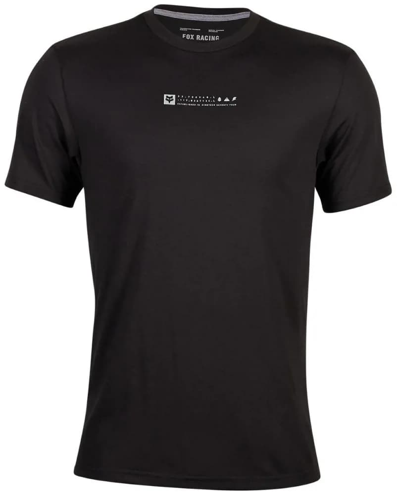 Футболка FOX TECH Short Sleeve Tee - BASE OVER [Black], M