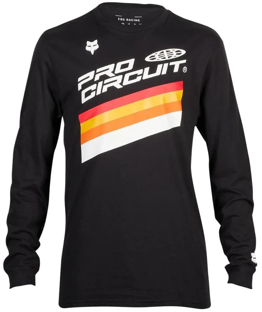 Футболка FOX PREMIUM Long Sleeve Tee - PRO CIRCUIT® [Black], M