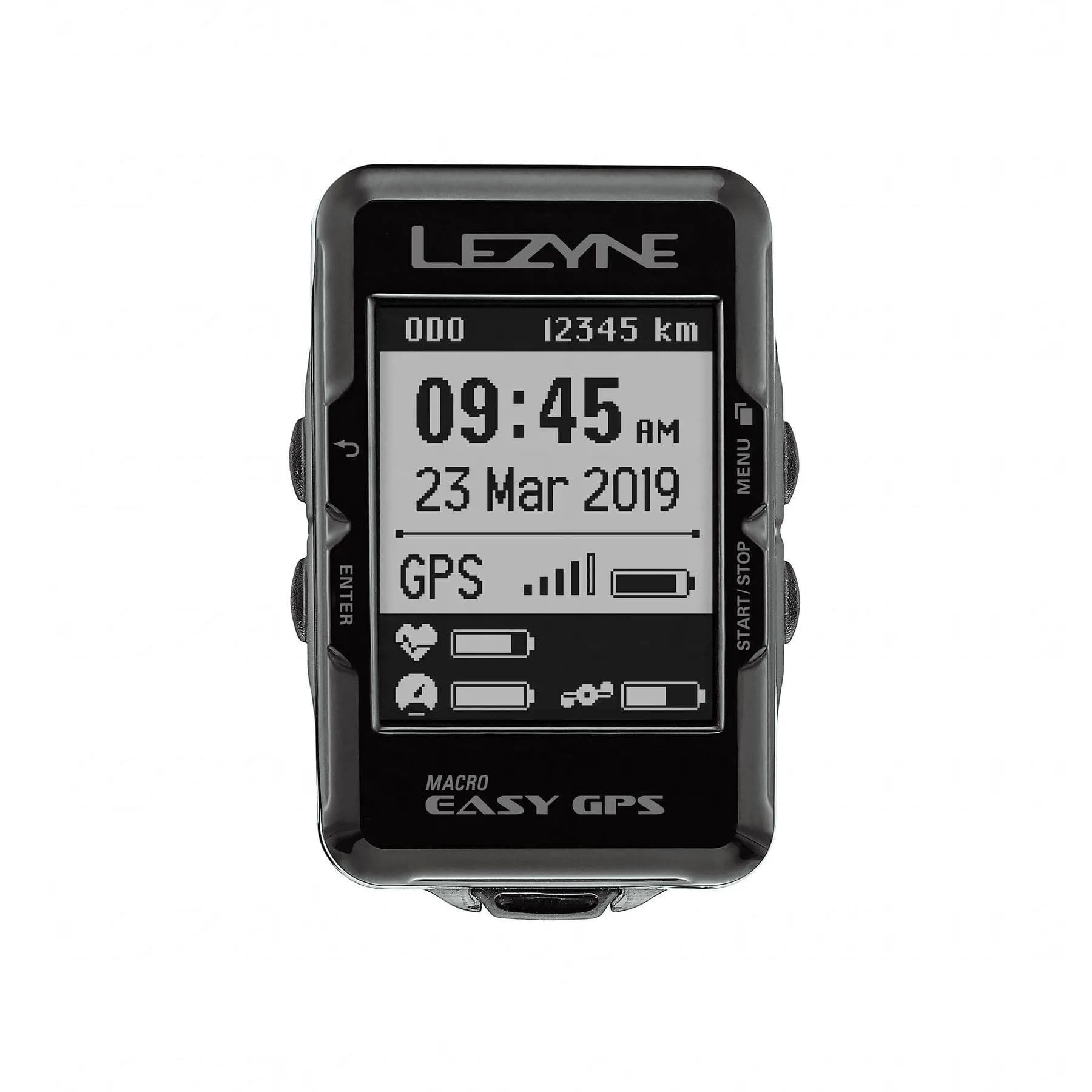 GPS компьютер LEZYNE MACRO EASY GPS Чорний Y13