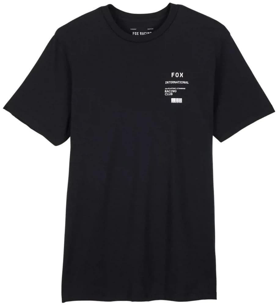 Футболка FOX PREMIUM Short Sleeve Tee - NUMERICAL [Black], XL