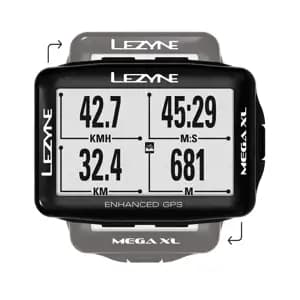 GPS компьютер LEZYNE MEGA XL GPS Чорний Y13
