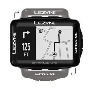 GPS компьютер LEZYNE MEGA XL GPS Чорний Y13