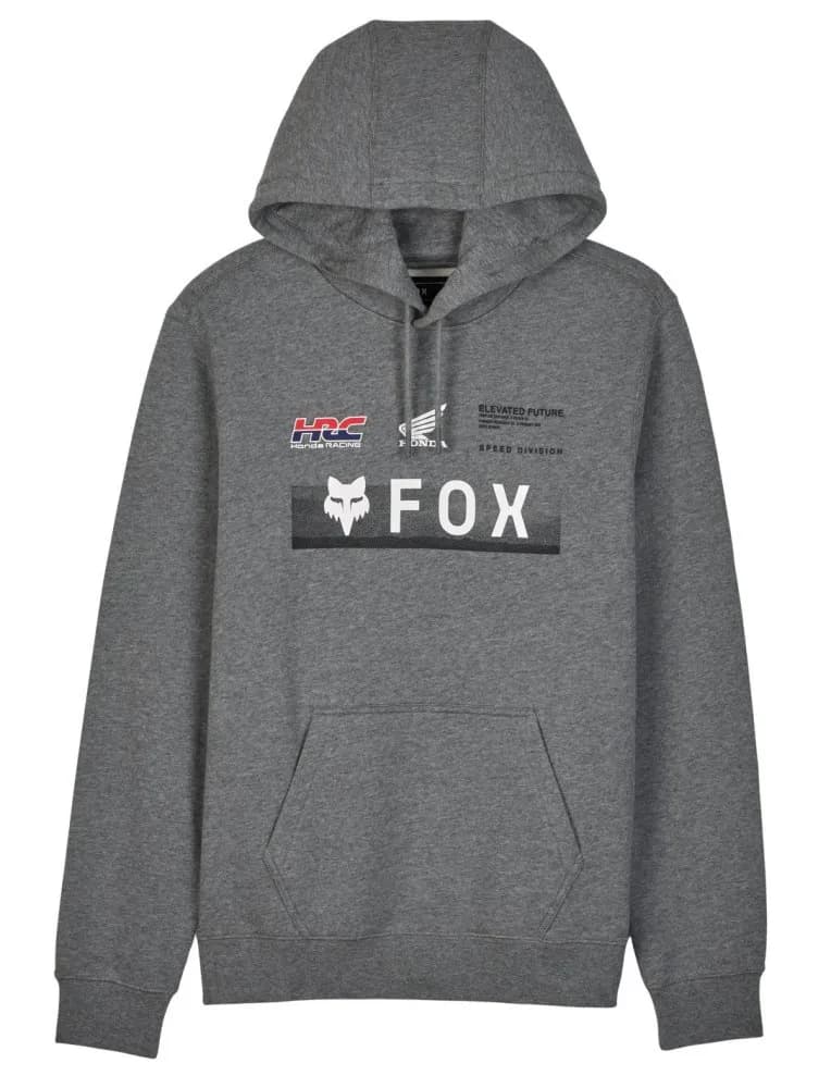 Толстовка FOX Hoodie - HONDA® [Grey], L