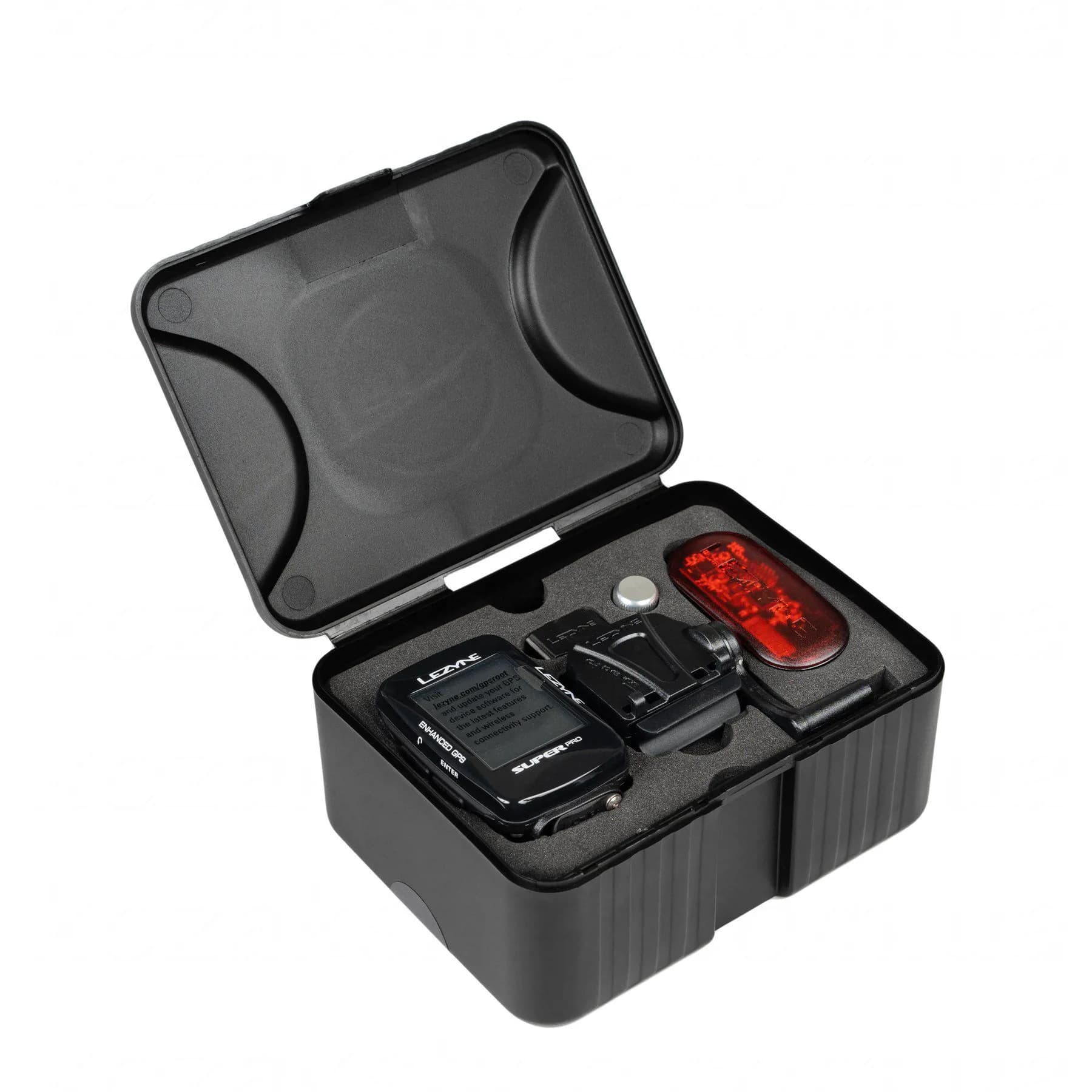 GPS компьютер LEZYNE SUPER PRO GPS HRSC LOADED Чорний Y13