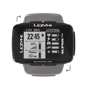 GPS компьютер LEZYNE SUPER PRO GPS SMART LOADED Чорний Y13