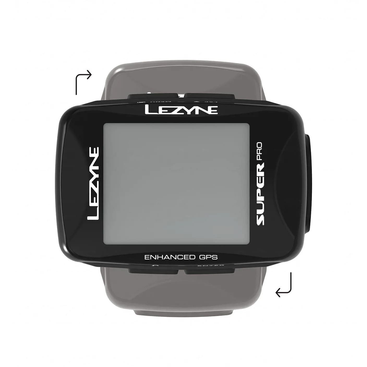 GPS компьютер LEZYNE SUPER PRO GPS Чорний Y13