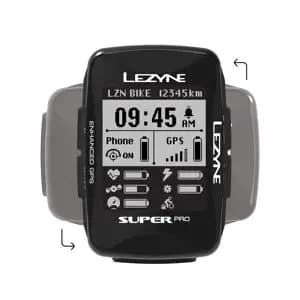 GPS компьютер LEZYNE SUPER PRO GPS Чорний Y13