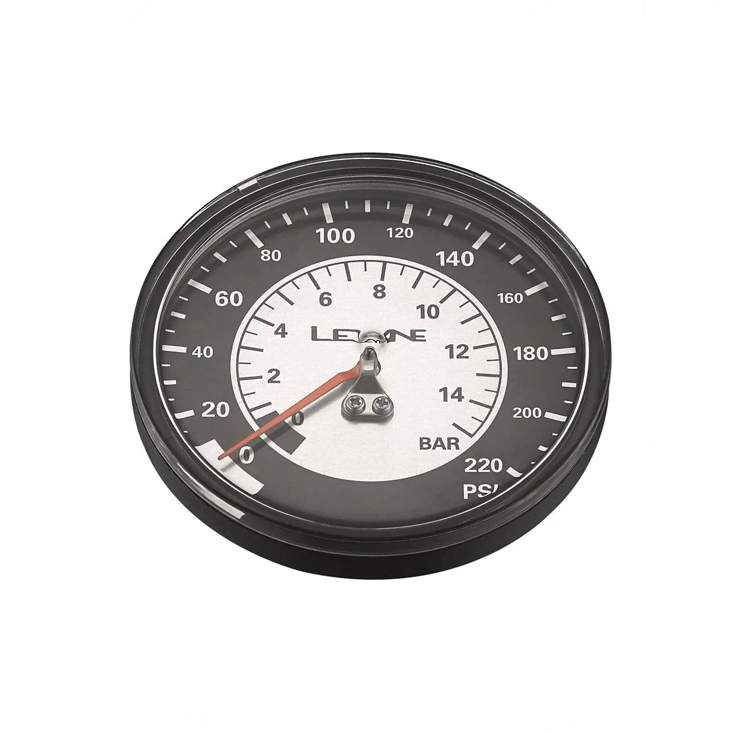 Манометр LEZYNE 220 PSI GAUGE 3.5" Сріблястий  220PSI Y13