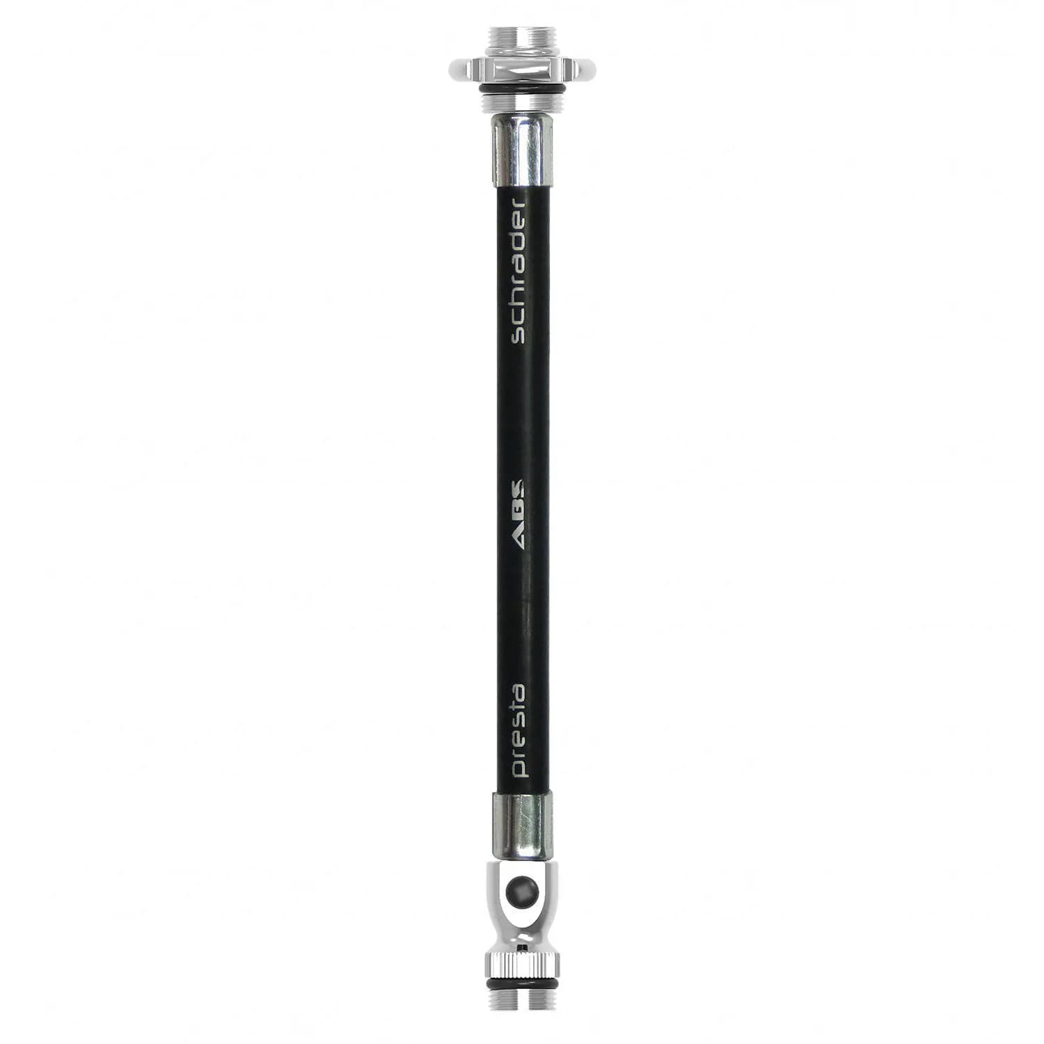 Шланг до ручного насосу LEZYNE ABS FLEX HOSE WITH VALVE CORE TOOL Чорний Y14