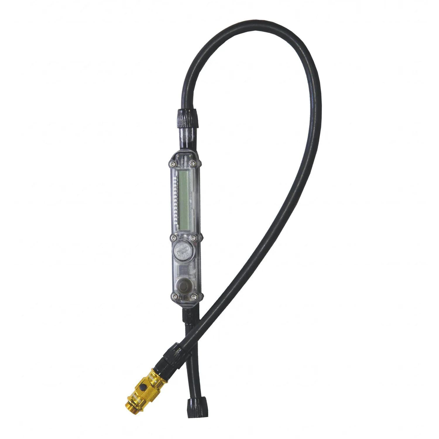Шланг до мікропідлогового насосу з цифровим манометром LEZYNE ABS MICRO FLOOR DRIVE HOSE W/DIGITAL GAUGE Золотистий Y13
