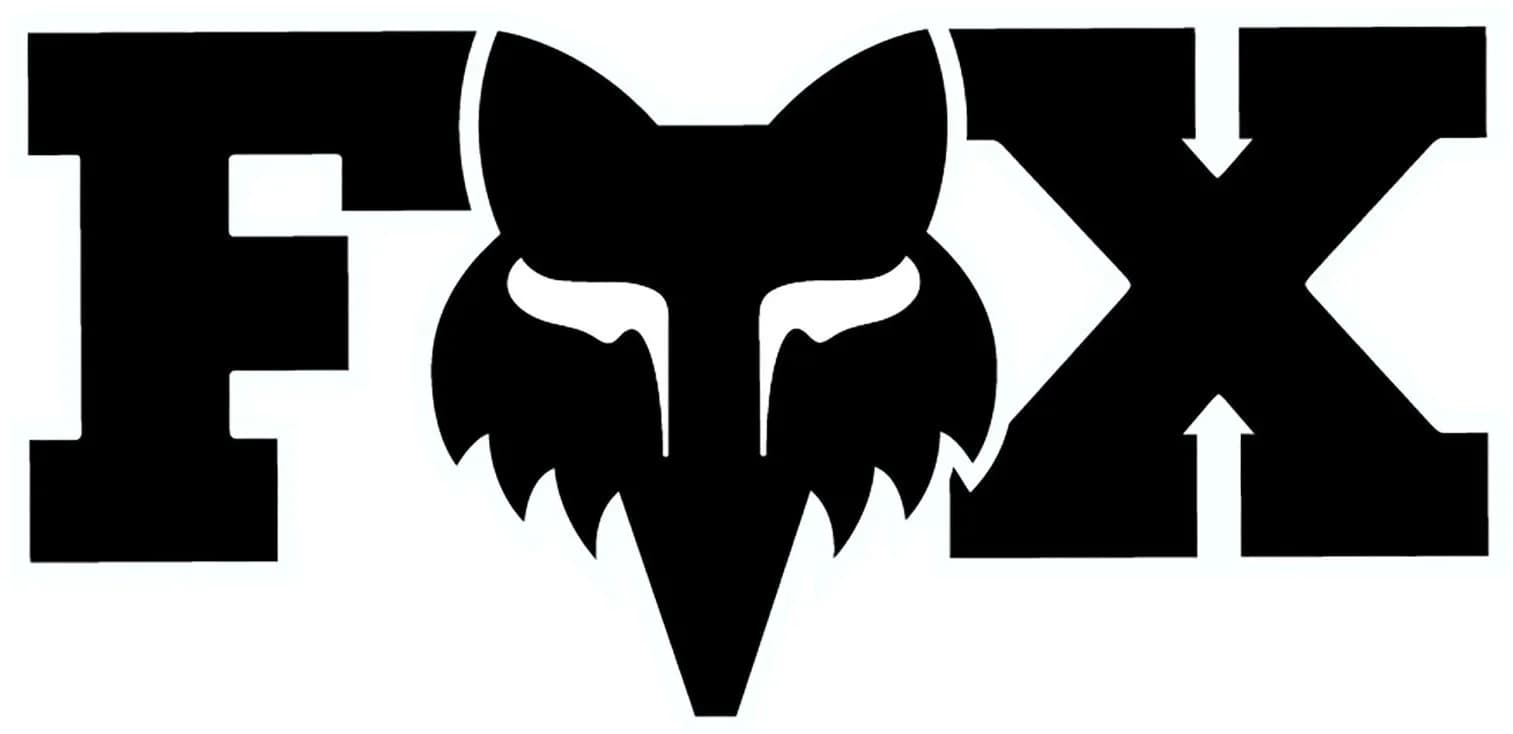 Наліпка FOX F-HEAD 7" [Black]