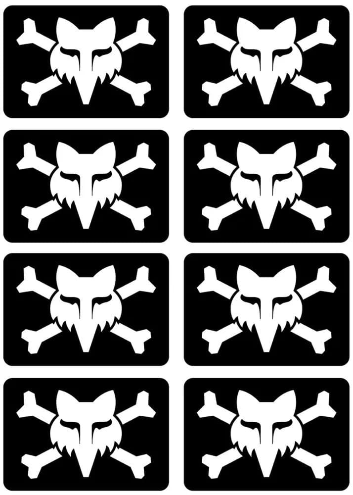 Наліпка FOX VICTORY PACK 3" [Black]