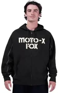 Толстовка FOX Oversize ZIp Hoodie - MOTO-X [Black], M
