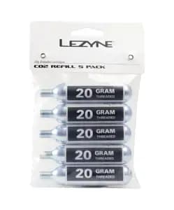 Балон LEZYNE СО2 20G 5 штук Сріблястий Y13
